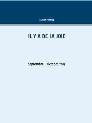 cover image of Il y a de la joie. Septembre--Octobre 2017.